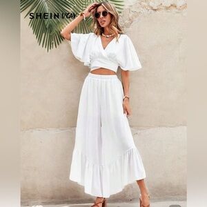 NWOT SHEIN Elegant White Ensemble